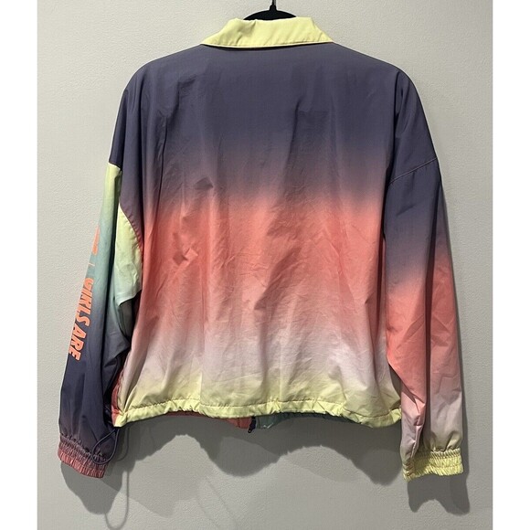 Adidas Original Jacket Women’s Large Girls Are Awesome Full Zip Tie Dye - Picture 2 of 9